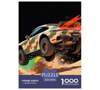 Porsche 1000 Pieces Puzzle Sport Voiture Puzzles pour AdultesJeu Familiales Œuvre Artistique À Assembler Jeu Difficile pour Les 70x50cm/1000pcs
