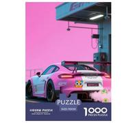Porsche 1000 Pieces Puzzle Sport Voiture Puzzles pour AdultesJeu pour La Décoration De La Maison Cadeau Jeu Difficile pour Les 70x50cm/1000pcs
