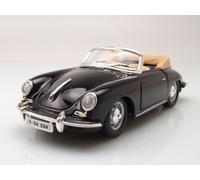 Bburago Porsche 356 Cabrio 1961 (Black) schaal 1:24