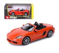 Porsche 718 Boxster Modèle Auto Métal Bburago Collection Échelle 1:24