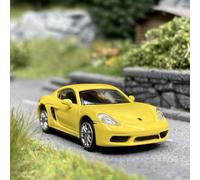 Porsche 718 Cayman 2016 Jaune - MINICHAMPS 870 065224 - HO 1/87