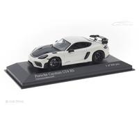 Minichamps 410069702 - Porsch. Cayman GT4 RS White with Black Wheels 2021 - echelle 1/43 - modèle de Voiture