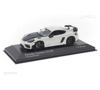 Minichamps 410069702 - Porsch. Cayman GT4 RS White with Black Wheels 2021 - echelle 1/43 - modèle de Voiture