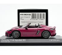 Minichamps 410063132 - Porsch. Spyder RS Rubystar with Weissach Package 2023 - échelle 1/43 - Voiture Miniature