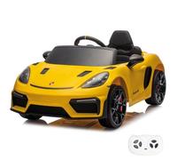 PORSCHE 718 Spyder RS Voiture Électrique 12V - Argent - 1 à 5 ans - Licence Officielle - Batterie Lithium - Bluetooth