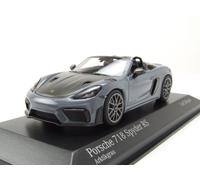 Porsche 718 Spyder RS Weissach Package 2023 Gris Voiture Modèle 1:43 Minichamps