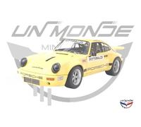 Solido – Voiture miniature Porsche 911 IROC 1:18 Jaune N°1 Fittipaldi 1974