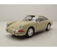 Porsche 911 1964 Beige Modèle Auto 1:24 Welly