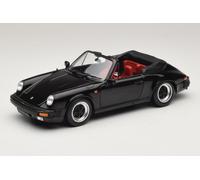Porsche 911 Carrera Cabriolet 1983 Noir Maquette de Voiture 1:18 Minichamps