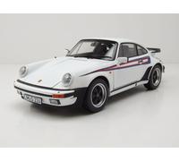 Porsche 911 930 Turbo 3.3 1980 Modèle Réduit 1:18 Blanc Norev Die-Cast Métal