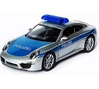 PORSCHE 911 (991) Carrera S Police Modèle Métal Welly Modèle Voiture Jouet Jouet Enfants Cadeau 47