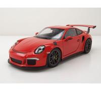 Porsche 911 (991) GT3 Rs 2016 Rouge Orangé Maquette de Voiture 1:24 Welly
