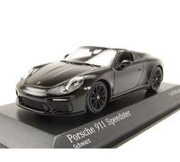 Porsche 911 (991) Speedster 2019 Noir Cabriolet Die-Cast 1:43 Minichamps
