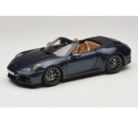 Norev Voiture miniature 1:18 Porsche 911 Carrera S Cabriolet 2024 Bleu Yachting Métallique