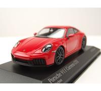 Minichamps Voiture miniature Porsche 911 (992.2) Carrera GTS 2024 Rouge échelle 1/43