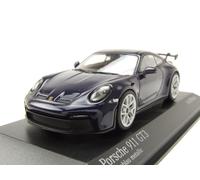 Minichamps 410069208 Porsch. 911 (992) GT3 Blue Metallic 2021 - échelle 1/43 - modèle de Voiture