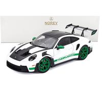 Norev Modèle réduit 1:18 Porsche 911 GT3 RS Tribute à Carrera RS Coupé 2022 Blanc Vert Python