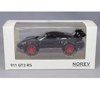 Norev Voiture miniature Porsche 911 (992) GT3 RS 2022 Échelle 1/43 Noir-Rouge