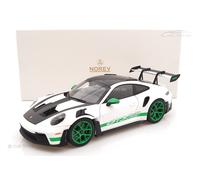 Norev Modèle réduit 1:18 Porsche 911 GT3 RS Tribute à Carrera RS Coupé 2022 Blanc Vert Python