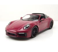 Porsche 911 992 Targa 4 GTS 2021 Rubystar Maquette de Voiture 1:18 Minichamps