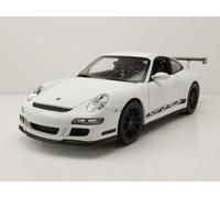 Porsche 911 (997) GT3 Rs 2007 Modèle de Voiture Blanc 1:18 Welly