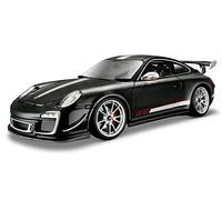 Porsche 911 997 GT3 RS 4.0 Coupé Noir Argent 2004-2012 1/18 Bburago Modèle voiture