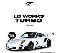 GT Spirit Voiture miniature Porsche 911 Turbo LB‑Works GT958 1/18 Blanc 2024