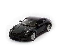 Porsche 911 Carrera 4S Voiture de sport en métal Modèle de voiture Auto modèle 4 couleurs Cadeau pour enfants 85 (noir)