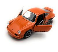 Porsche 911 Carrera RS 2.7 Miniature 1:38 - Modèle de Collection très détaillé | GT Marketing | Collection Musée | Orange | Hauteur : 11,5 cm
