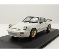 Porsche 911 Carrera RS 3.0 1974 Blanc Or Modèle Réduit 1:43 Maxichamps