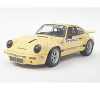 SOLIDO 1810703 MINIATURE PORSCHE 911 IROC YELLOW N1 FITTIPALDI 1974 1/18