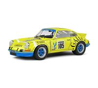 Solido Modèle réduit de voiture Porsche 911 RSR N°105 jaune Tour de France Automobile 1973 1:18
