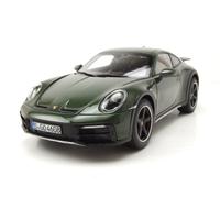 MODÈLEIN ÉCHELLE Compatible avec Porsche 911 Dakar 2023 OAKGREENMETALLIC 1:18 NOREV NV187241