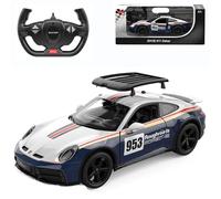 Porsche 911 Dakar Voiture Télécommandée à l'Échelle 1:14 - Version Standard avec Design Rallye Authentique, Modèle RC Tout-Terrain, sous Licence Officielle