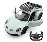 Porsche 911 Dakar Voiture Télécommandée à l'Échelle 1:14 - Version Standard en Vert Forêt, Modèle RC Tout-Terrain, sous Licence Officielle