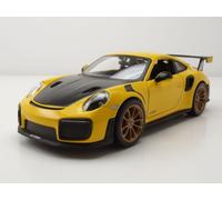 Porsche 911 GT2 Rs Jaune Noir Maquette de Voiture 1:24 Maisto