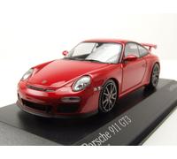 Porsche 911 GT3 2009 Rouge Modèle Auto 1:43 Minichamps