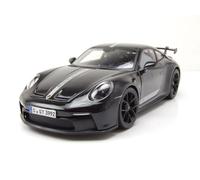 Maisto Porsche 911 GT3 2023, schwarz 1:18 Modèle réduit de voiture