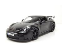 Porsche 911 GT3 2023 Noir Maisto Voiture Modèle 1:18 Die-Cast
