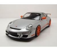 Porsche 911 GT3 RS 2007 Argent Modèle Réduit 1:18 Minichamps