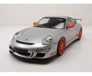 Porsche 911 GT3 RS 2007 Argent Modèle Réduit 1:18 Minichamps