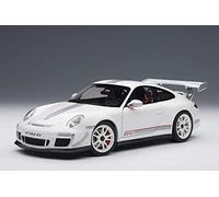 Porsche 911 GT3 RS 4.0 (997/II), Weiss/Silber, 2011, Modellauto, Fertigmodell, Bburago 1:18