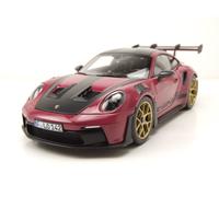 1:18 NOREV Porsche 911 992 Gt3 Rs Coupe Weissach Package 2022 Ruby Star NV187370