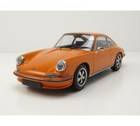 Porsche 911 S 1972 Voiture Modèle Sport Orange 1:18 Minichamps Die-Cast