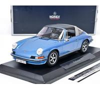 Porsche 911 S Targa 1973 (1973) bleu métallisé NOREV 1:18
