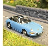 Porsche 911 Targa, bleu pastel - HERPA 023733-004 - HO 1/87