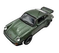 Porsche 911 Turbo 3.0 (930) - Modèle réduit de Voiture Classique à l'échelle 1:87 - Modèle de Collection détaillé | GT Marketing | Collection Musée | Vert Chêne