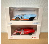 Porsche 917 Le Mans Steve McQueen + Porsche 917K #20 1/43 Norev Neuf en boite