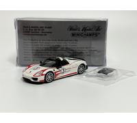 Porsche 918 Spyder Salzburg Course Design 2013 Blanc 1:87 Minichamps 870062137
