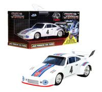 Jada Jouets à l'échelle 1:32 Transformers G1 Jazz 1976 Porsche 935 Turbo Diecast Véhicule